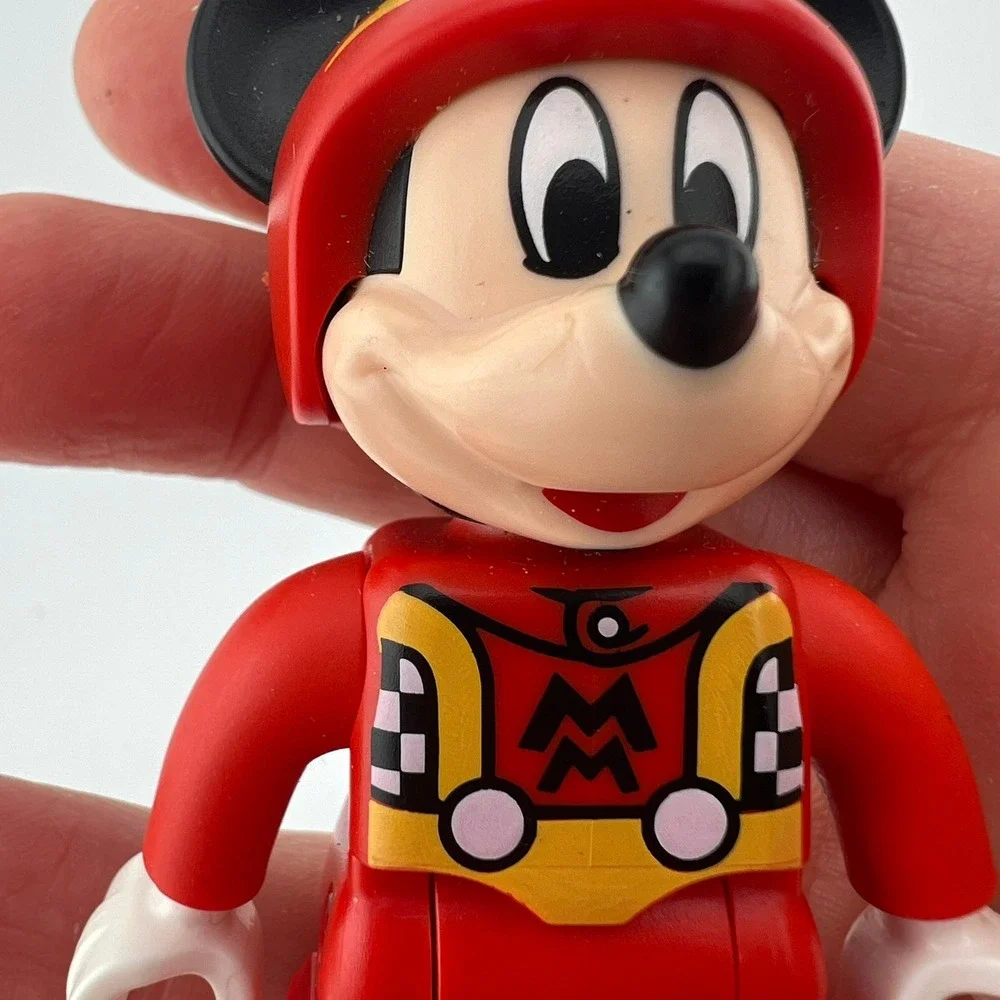 LEGO Mickey Mouse Figure Red Suit Racer Disney Character Toy Replacement